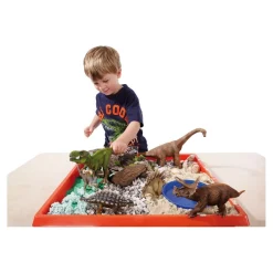 Online Small World Big Dinosaur Figure Set 7pk Figures|The Past And Present Day