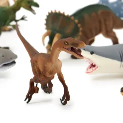 Clearance Small World Dinosaur Set 10pcs Figures|The Past And Present Day