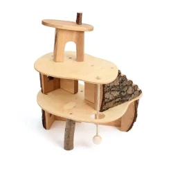Outlet Small World Rustic Wooden Fairy Tree House Set Construction Sets|Shop The Full Range