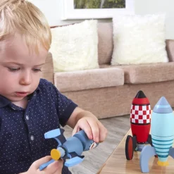 Sale Small World Space Rocket Construction Set 18pcs Construction Sets|Shop The Full Range