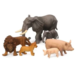 Best Small World Wild & Farm Animals & Young Set 16pcs Animals|Shop The Full Range