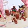 Online Small World Wooden Pirate Ship 25pcs Vehicles & Transport|Figures