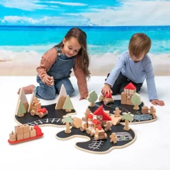 Small World Wooden Story Island Set 68pk Shop The Full Range|Habitats