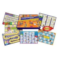 Hot Smart Kids 6 Reading Comprehension Board Games Level 1 Comprehension