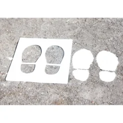 Best Social Distancing Playground Footprint Stencils 10pk Site Maintenance & Ppe|Site Maintenance & Ppe