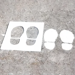 Best Social Distancing Playground Footprint Stencils 10pk Site Maintenance & Ppe|Site Maintenance & Ppe