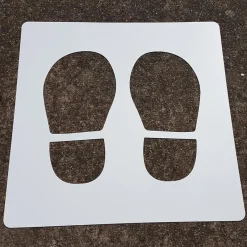 Best Social Distancing Playground Footprint Stencils 10pk Site Maintenance & Ppe|Site Maintenance & Ppe