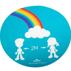 Discount Social Distancing Round Floor Stickers Site Maintenance & Ppe|Site Maintenance & Ppe
