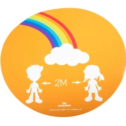 Discount Social Distancing Round Floor Stickers Site Maintenance & Ppe|Site Maintenance & Ppe