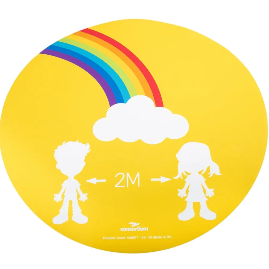 Discount Social Distancing Round Floor Stickers Site Maintenance & Ppe|Site Maintenance & Ppe