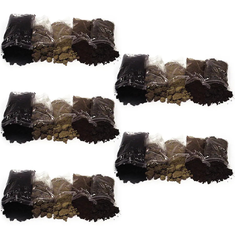 Outlet Soil Samples Investigation Kit Rocks & Fossils|Materials