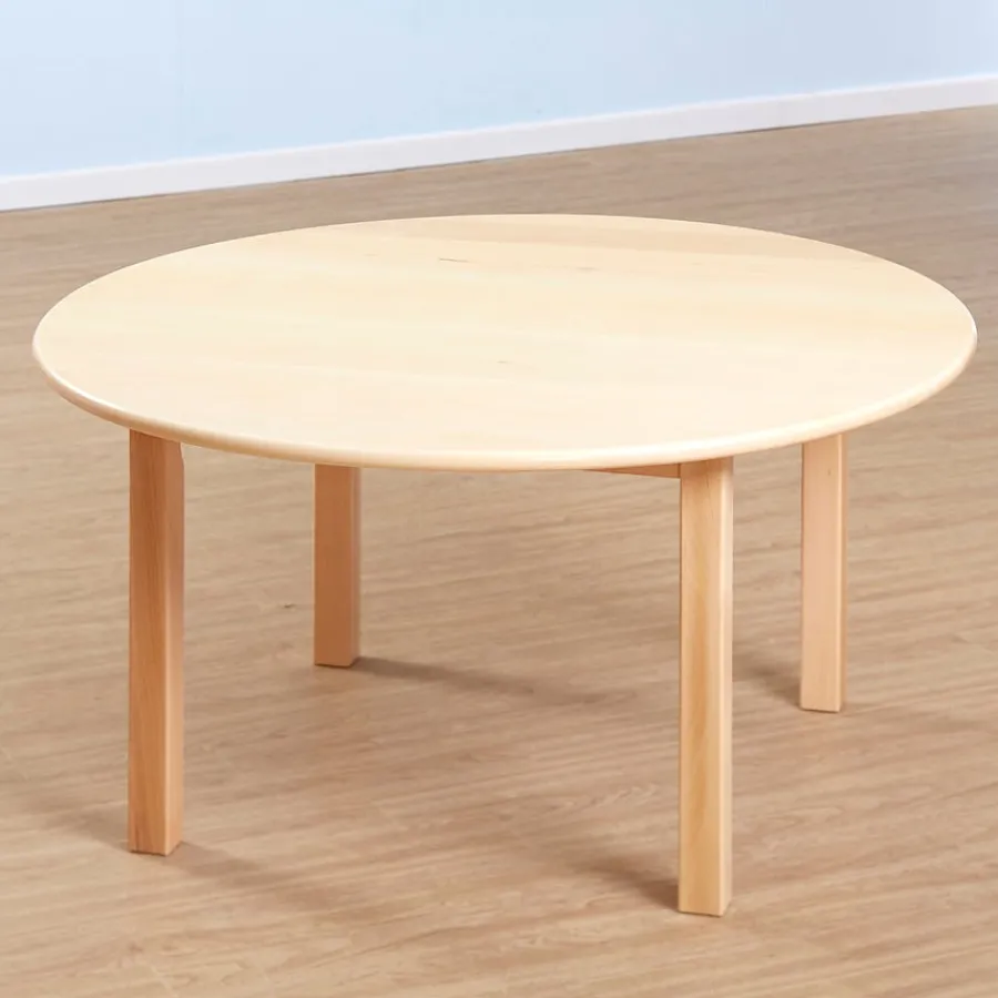 New Solid Beech Circular Table & Chairs Set Tables & Chairs|Early Years Tables & Chairs