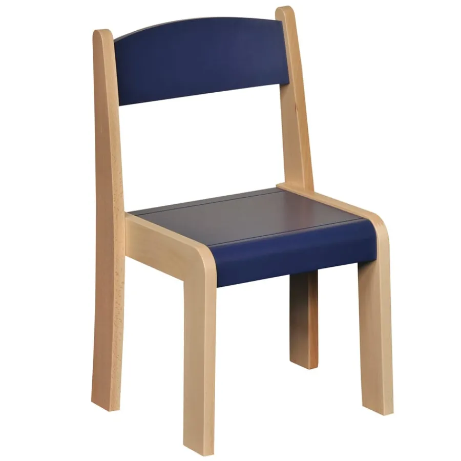 Online Solid Beech Stackable Chairs 4pk Express Delivery Furniture|Tables & Chairs