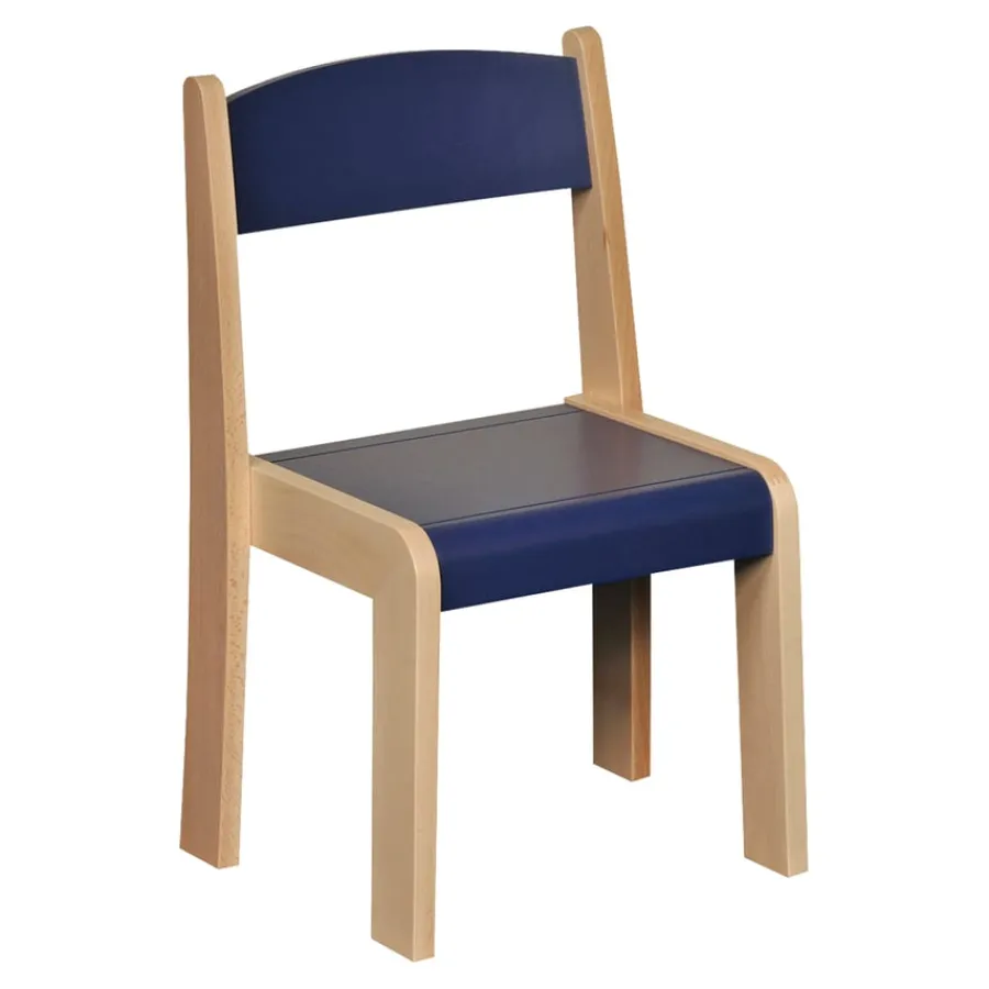 Online Solid Beech Stackable Chairs 4pk Express Delivery Furniture|Tables & Chairs