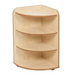 Best Solway Early Years 3 Shelf Corner Storage Unit Cupboards|Shelving & Bookcases