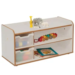 Clearance Solway Early Years Shelving 2 Tray Boxes & Containers|Express Delivery Furniture
