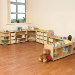 Best Solway Early Years Storage Set 2 with Clear Trays Express Furniture|Express Furniture