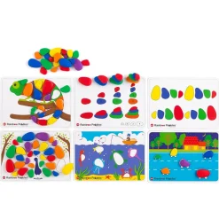 Discount Sort and Pattern Rainbow Pebbles Construction|Sorting & Classification