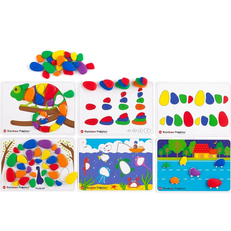 Discount Sort and Pattern Rainbow Pebbles Construction|Sorting & Classification