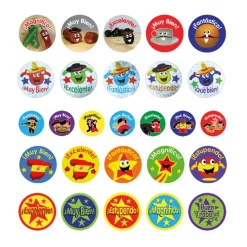 Spanish Assorted Rewards Stickers 125pk Spanish|Pshe Rewards