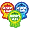 Clearance Sports Day Rosette Stickers 120pk School Sports Day Equipment|Languages Rewards & Stickers