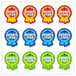 Clearance Sports Day Rosette Stickers 120pk School Sports Day Equipment|Languages Rewards & Stickers