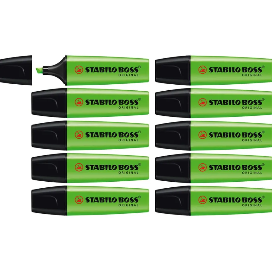 STABILO Chisel Tip Highlighters 10pk Markers & Highlighters