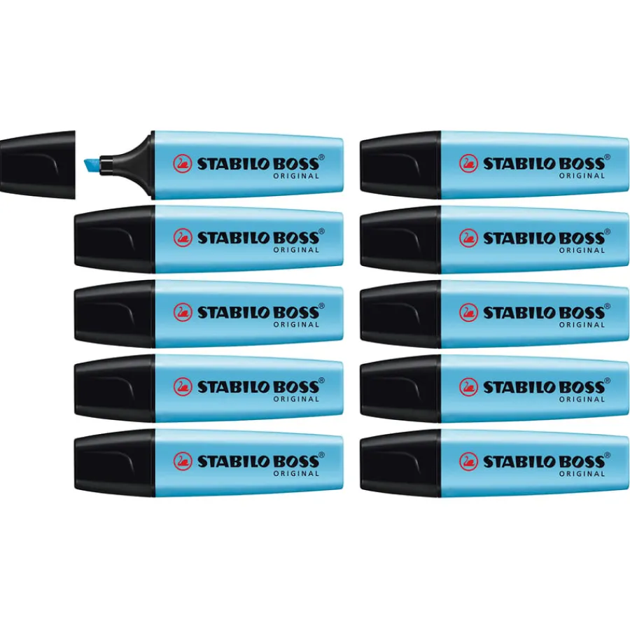 STABILO Chisel Tip Highlighters 10pk Markers & Highlighters