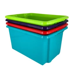 Clearance Stack and Store Mixed Set of 4 Boxes & Containers