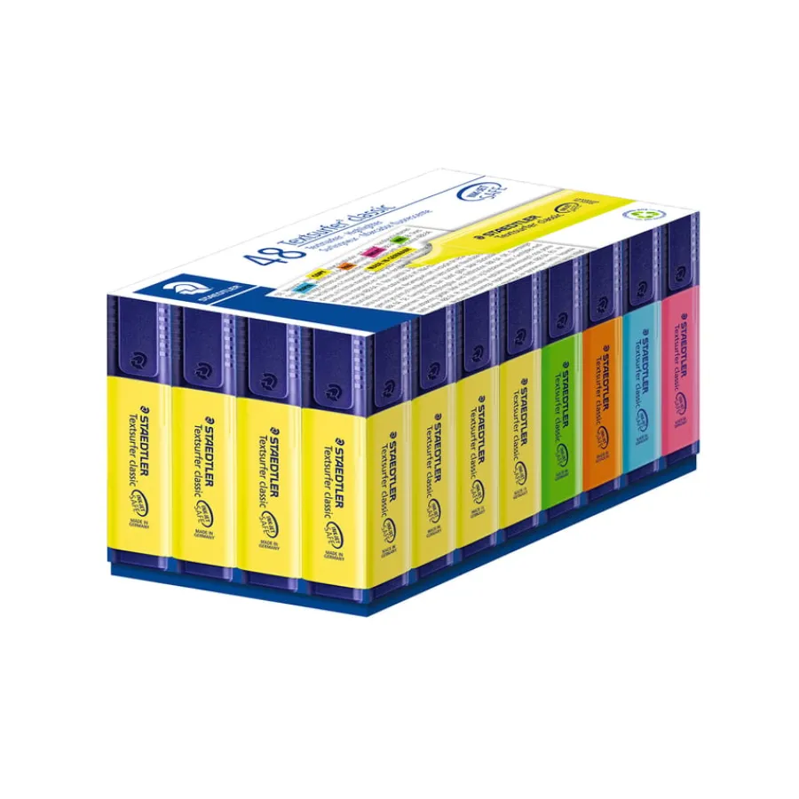 Best Staedtler Textsurfer Highlighters Yellow / Mixed 48 pk Markers & Highlighters