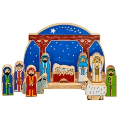 Starry Night Nativity Set with 10 Characters Christianity|Religious Artefact Collections