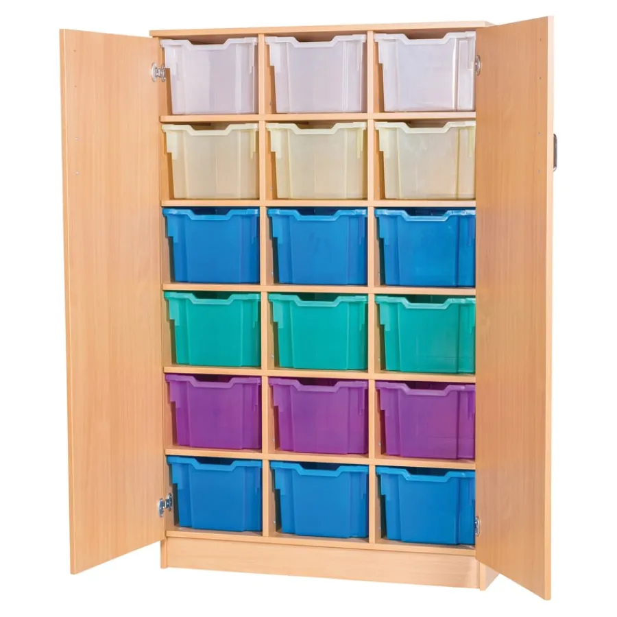 Outlet Static 18 Bay Cupboard Cupboards|Boxes & Containers