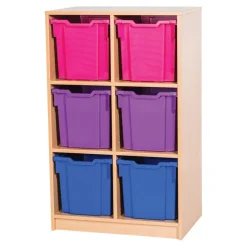 Sale Static 6 Jumbo Tray Storage Unit Cupboards|Boxes & Containers