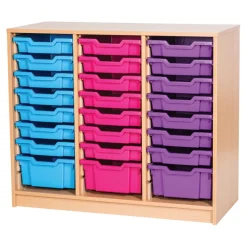 New Static 24 Tray 3 Column Storage Cupboards|Boxes & Containers