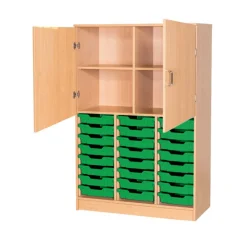 Online Static Triple Tray Cupboard 24 Trays Boxes & Containers|Furniture