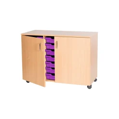 Hot Static Triple Tray Cupboard 21 Trays Boxes & Containers|Furniture