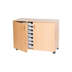 Hot Static Triple Tray Cupboard 21 Trays Boxes & Containers|Furniture
