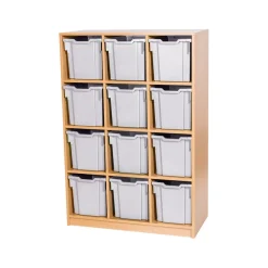 Hot Static Triple Tray Storage Unit 12 Jumbo Furniture|Boxes & Containers