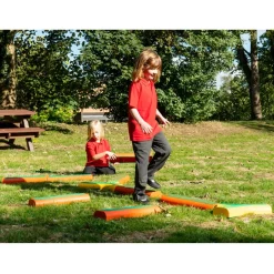 New Step-A-Trail Forest Balance Beams 10pk Outdoor Physical Development|Physical Development