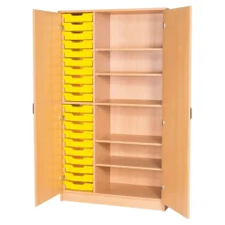 Online Storage Tray Cupboard Unit H1800mm Cupboards|Boxes & Containers