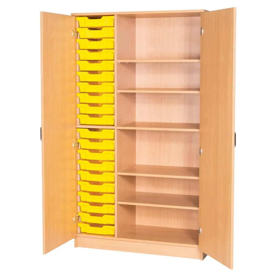 Online Storage Tray Cupboard Unit H1800mm Cupboards|Boxes & Containers