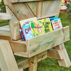 Clearance Storytellers' Wooden Chair and 6 Stools Benches & Picnic Benches|Outdoor Furniture