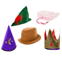 Best Story Time Hats 5pk Dressing Up