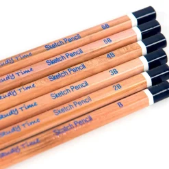 Hot Study Time Sketching Pencils Assorted 6pk Drawing|Steam