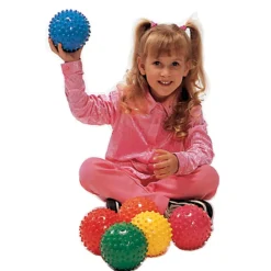 Discount Tactile Knobbly Easy Grip Balls 6pk Playballs|Playground Equipment