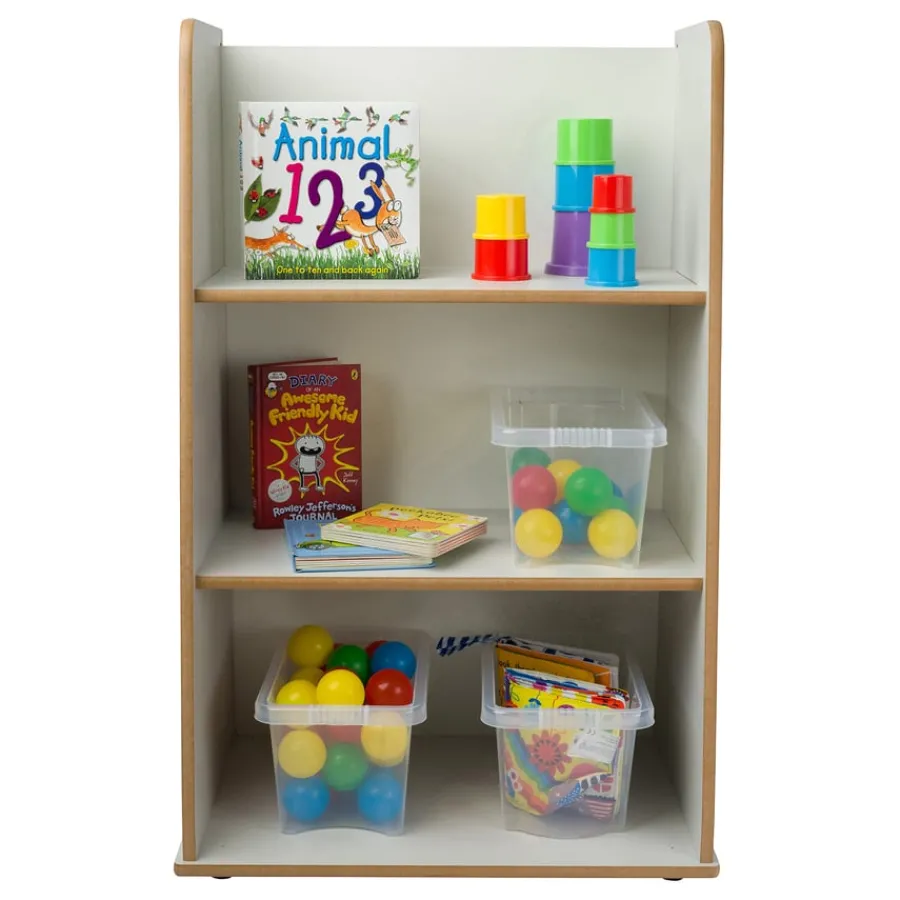 Clearance Tall Compact Shelf Unit Grey Library & Book Storage|Book Storage