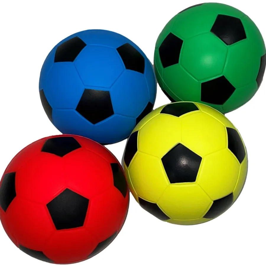 Hot Team Colour Foam Footballs 19cm 4pk Football|Football