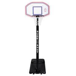 Best Telescopic Portable Basketball Hoop w/ Backboard & Padding Basketball|Basketball