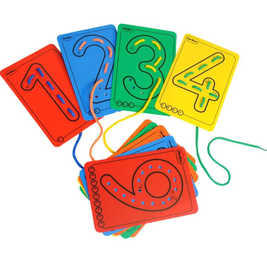 Sale Threading Numbers 10pk Pre-Writing & Fine Motor Skills|Number & Place Value