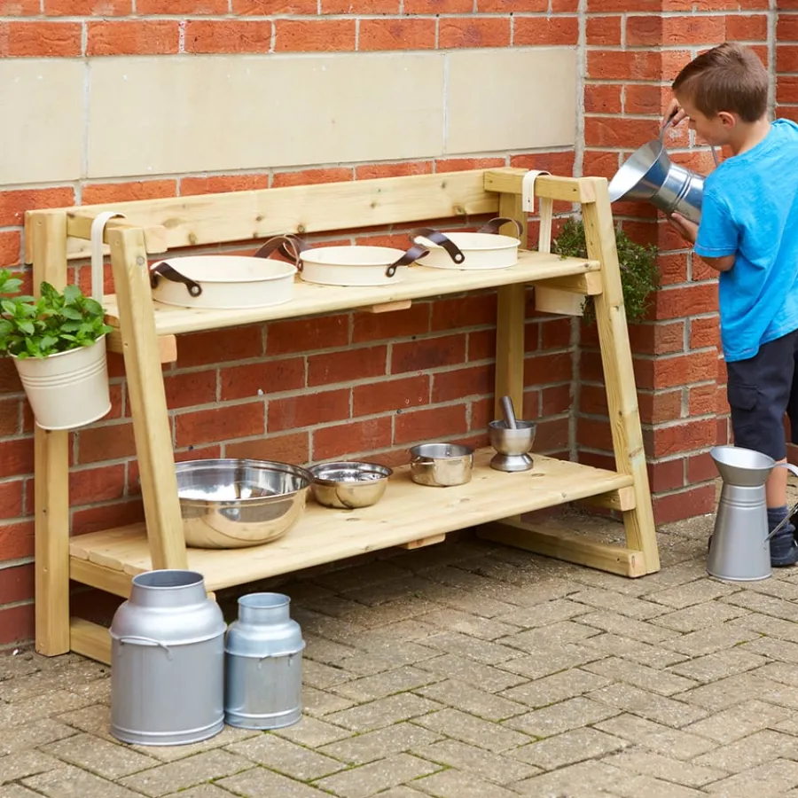 Clearance Tiered Outdoor Shelving Unit Outdoor Storage|Cupboards